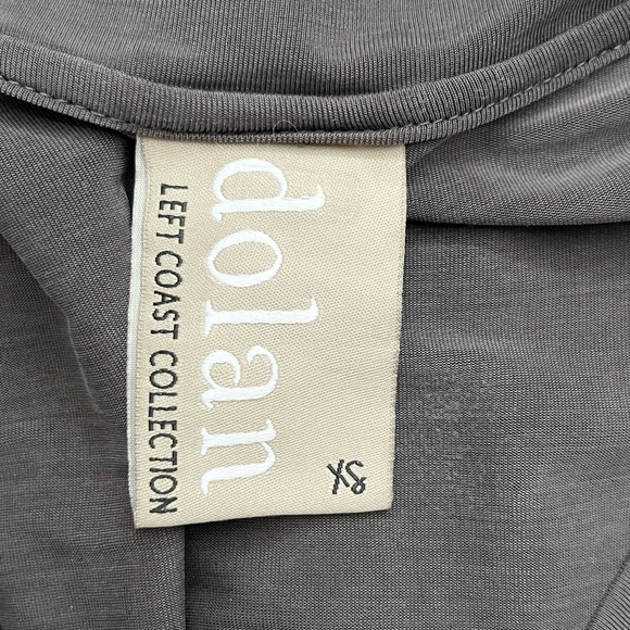 Anthropologie Dolan Left Coast V-Neck Long Sleeve Swing Pocket Dress in Grey, XS - Picture 4 of 13